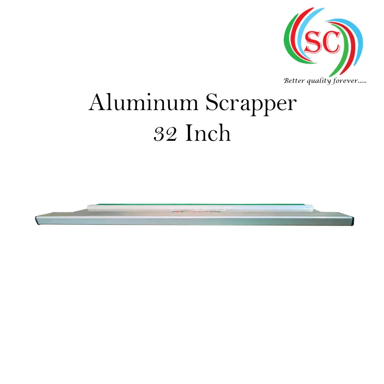 Aluminium Handle  with Premium Quality Squeeze Rubber | Screen Printing Tool for T-Shirt & Textile- 32 Inch thumbnail 5