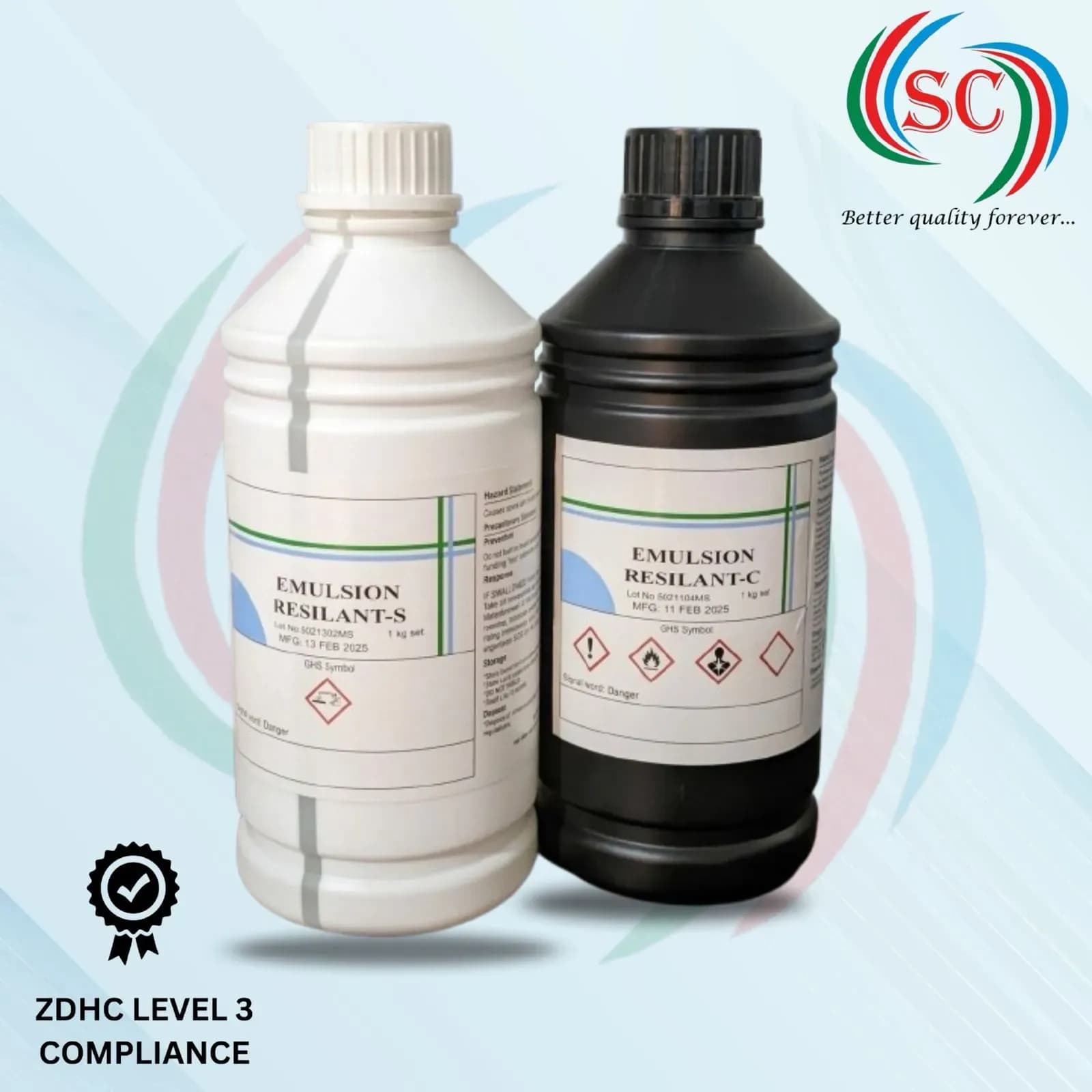 HARDENER - S + C | Textile & Printing Chemical Hardener for Enhanced Strength & Durability