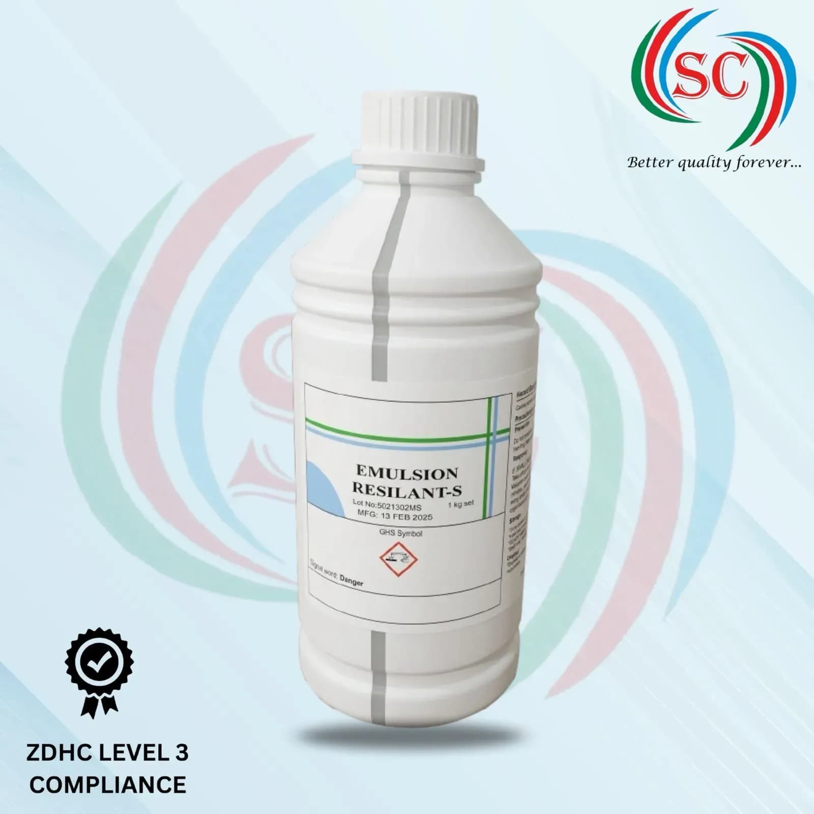 HARDENER - S + C | Textile & Printing Chemical Hardener for Enhanced Strength & Durability thumbnail 2