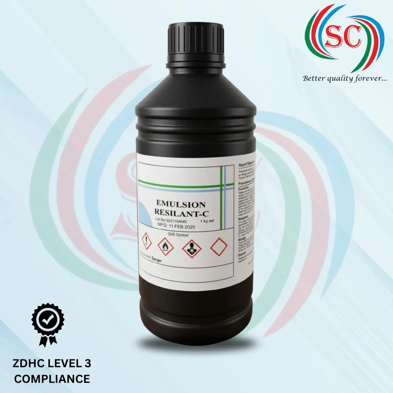 HARDENER - S + C | Textile & Printing Chemical Hardener for Enhanced Strength & Durability thumbnail 3