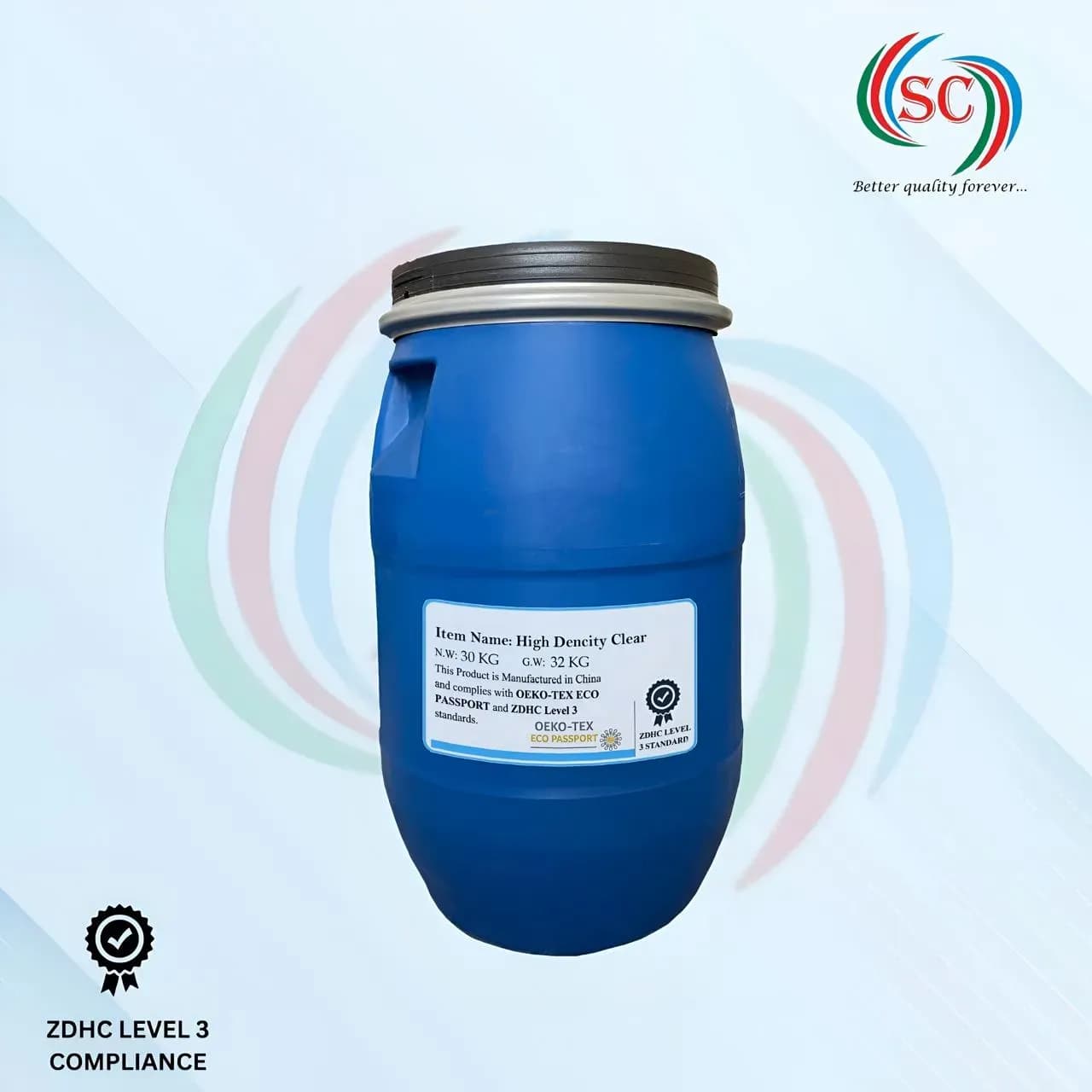 HIGH DENSITY CLEAR | 3D Raised Transparent Screen Printing Ink for Textile Applications