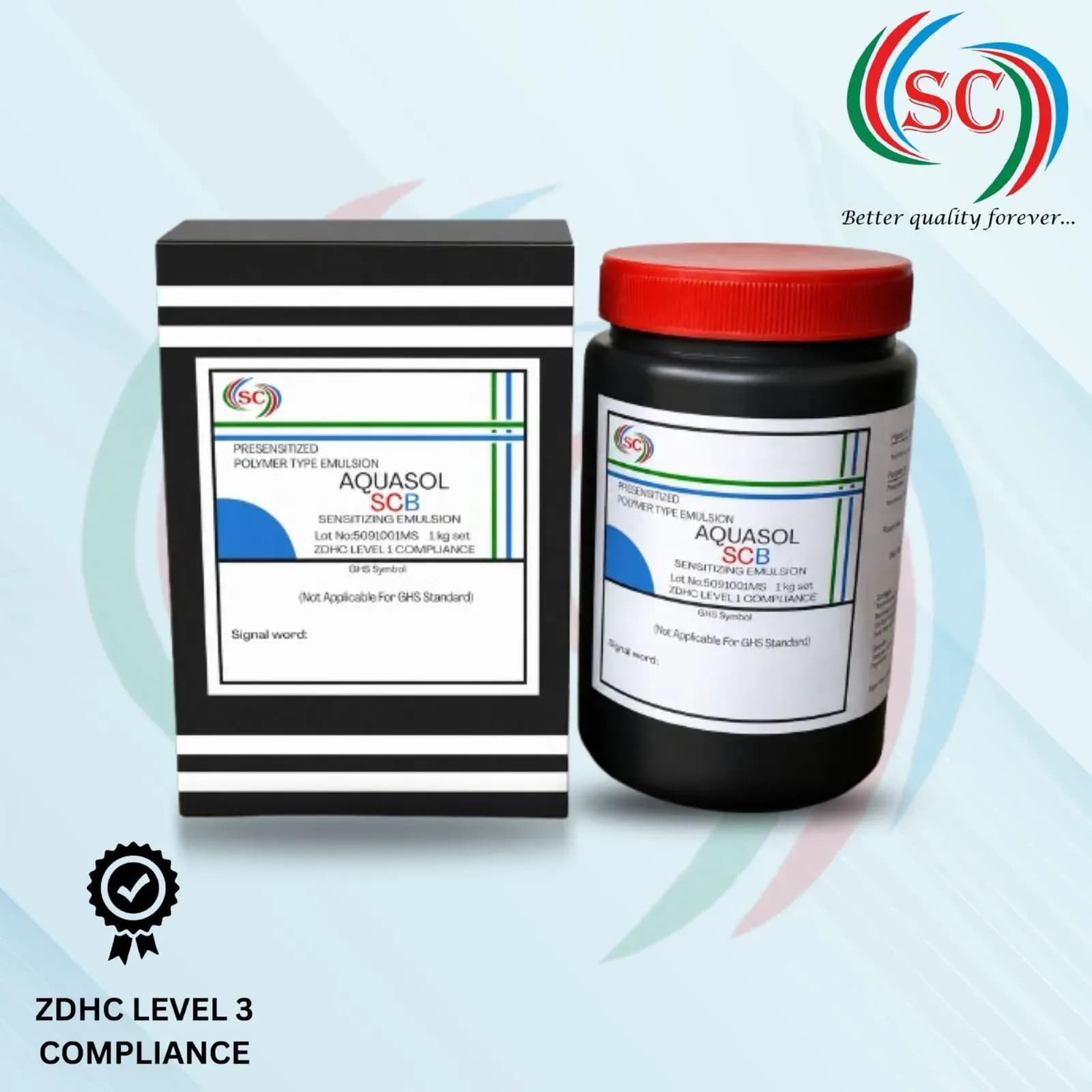 AQUASOL SCB | Presensitized Polymer Screen Printing Emulsion for Textile Applications thumbnail 2
