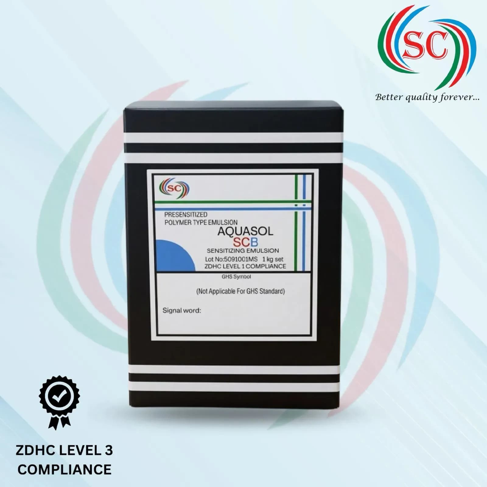 AQUASOL SCB | Presensitized Polymer Screen Printing Emulsion for Textile Applications thumbnail 3