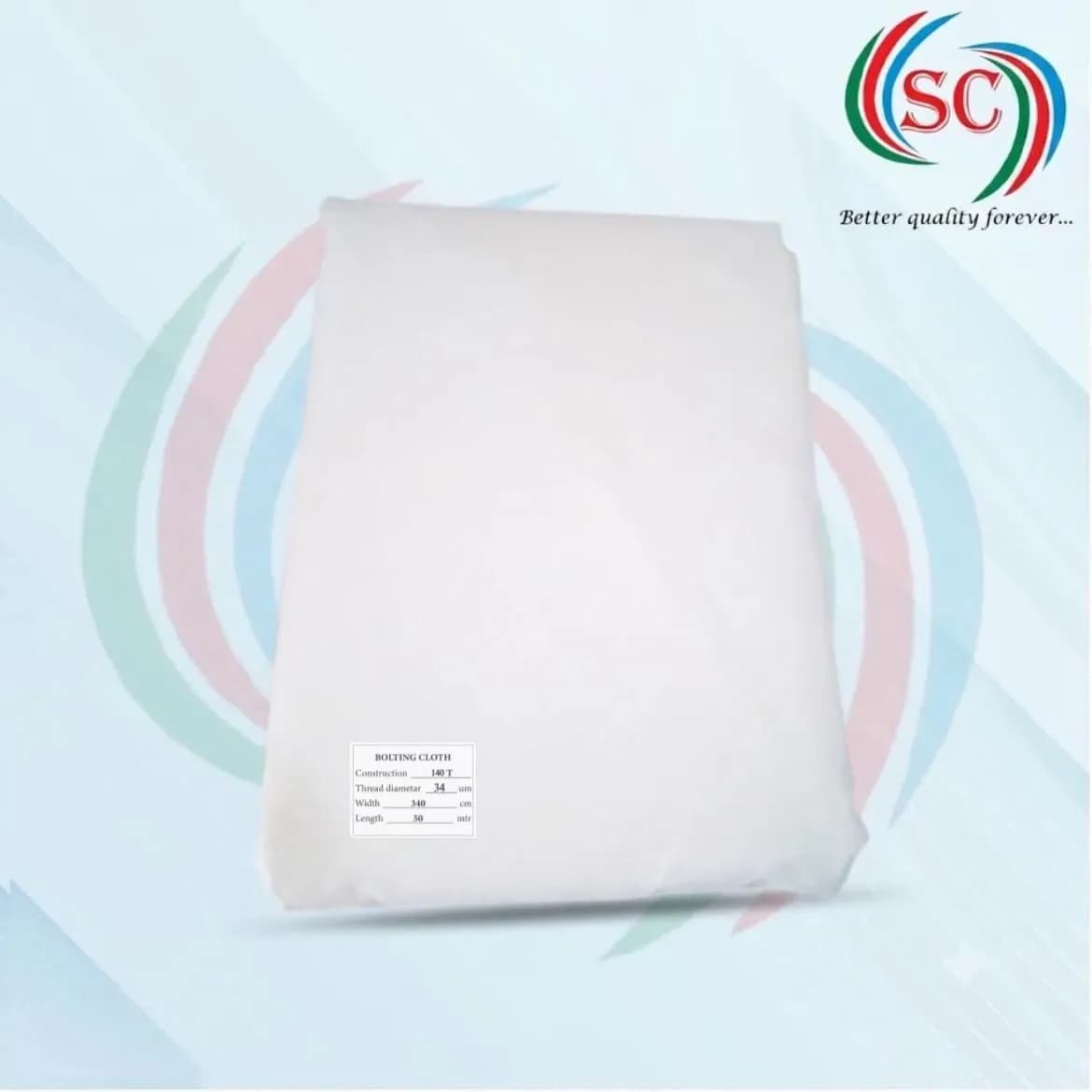 Mesh 140T (34um) Screen Printing Mesh Fabric – 340cm Width Polyester Screen Mesh thumbnail 4