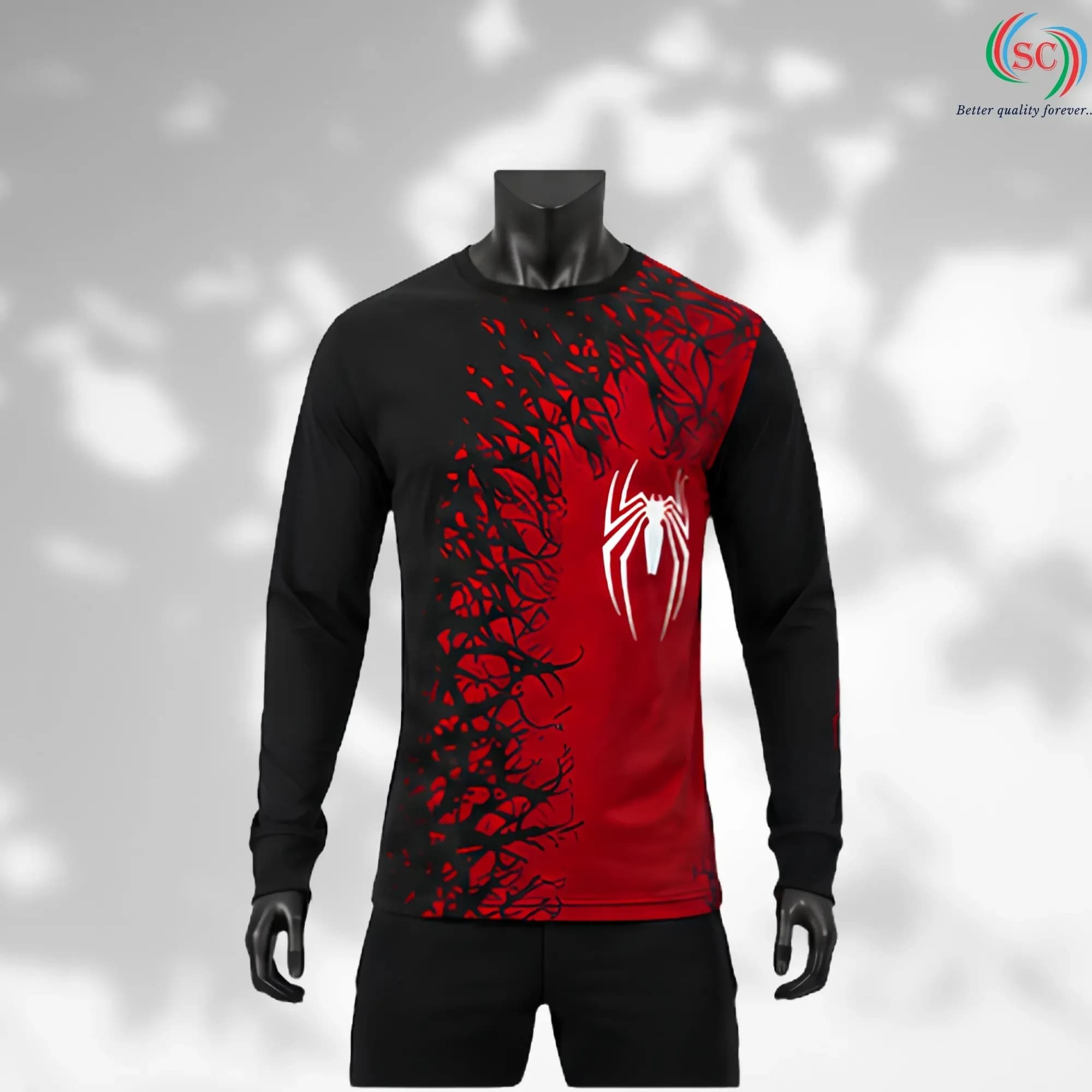 Spider Venom Premium Red & Black Full Sleeve T-Shirt thumbnail 3